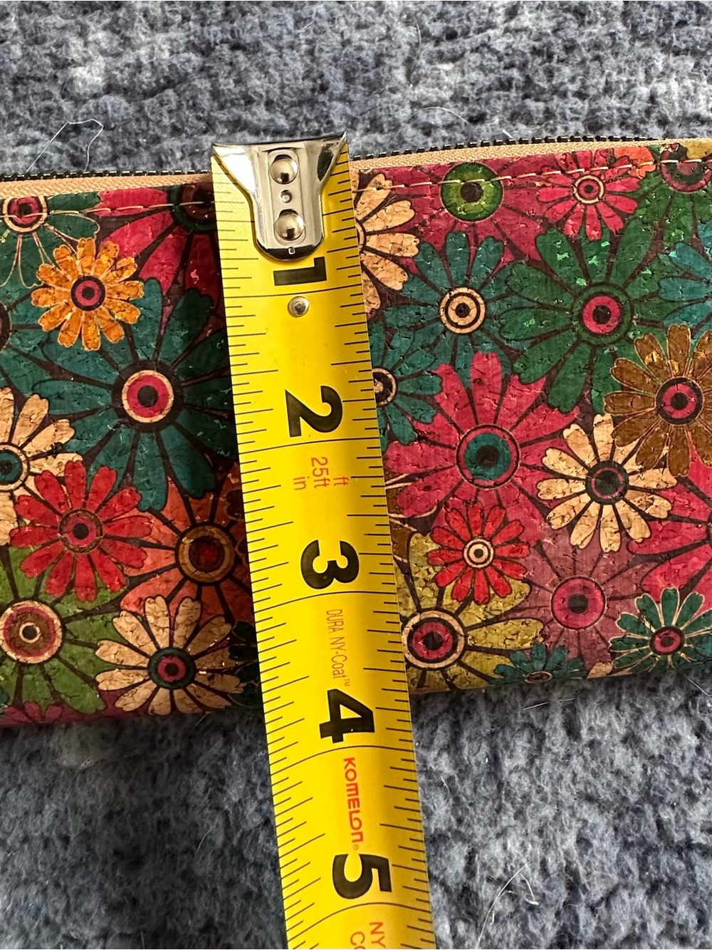 Floral Multi-Color Women's Zip Wallet - Picture 7 of 8